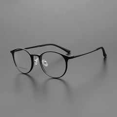 Torres Vintage Ultem Oval Eyeglasses Oval Frames Southood Bright Black 