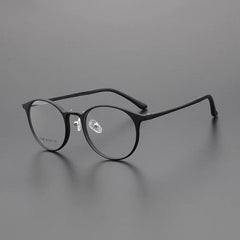 Torres Vintage Ultem Oval Eyeglasses Oval Frames Southood Matte Black 