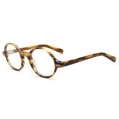 Tosta Retro Acetate Glasses Frame Round Frames Southood Leopard 