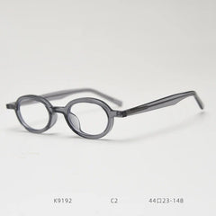 Trez Vintage TR90 Eyeglasses Frame Oval Frames Southood Gray 