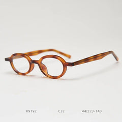 Trez Vintage TR90 Eyeglasses Frame Oval Frames Southood Leopard 