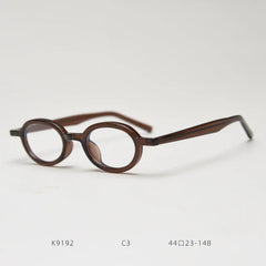 Trez Vintage TR90 Eyeglasses Frame Oval Frames Southood Tea 