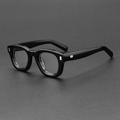 Ugo Vintage Acetate Glasses Frame Oval Frames Southood Black 