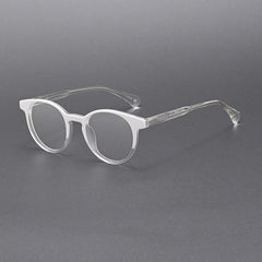 Unai Vintage Acetate Glasses Frame Oval Frames Southood White 