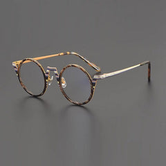 Urs Acetate Glasses Frame Round Frames Southood Coffe 