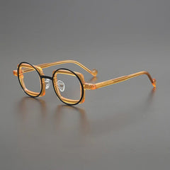 Valentino Designer Acetate Glasses Frame Round Frames Southood Brown Black 