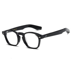 Valter Acetate Vintage Glasses Frame Rectangle Frames Southood Black 