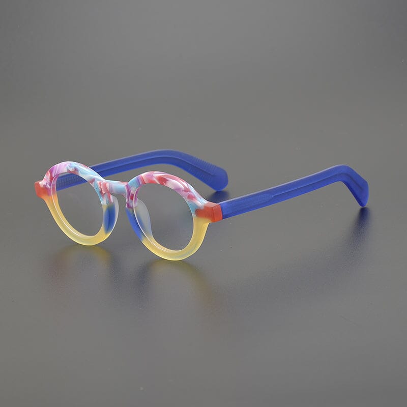 Vandyk Acetate Round Glasses Frame Round Frames Southood Matte Colorful 