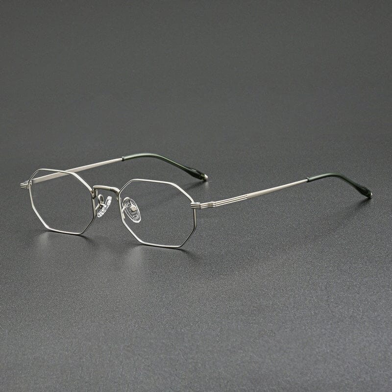 Vargas Vintage Alloy Eyeglasses Frame Geometric Frames Southood Silver 