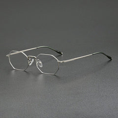 Vargas Vintage Alloy Eyeglasses Frame Geometric Frames Southood Silver 