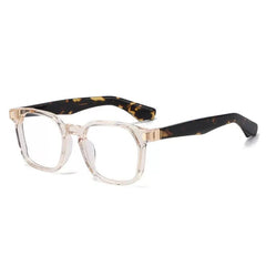 Verke Retro Acetate Glasses Frame Rectangle Frames Southood Champagne Gold 