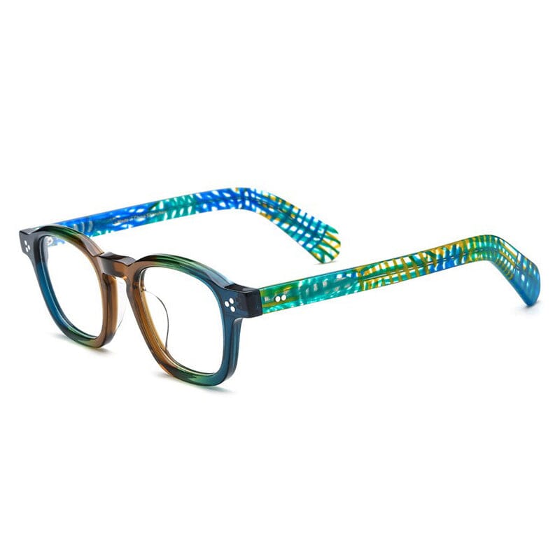 Vozinha Vintage Acetate Eyeglasses Frame Rectangle Frames Southood Green 