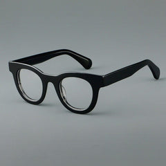 Wen Acetate Oval Retro Glasses Frame Oval Frames Southood Black 