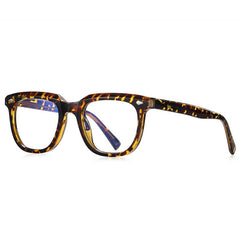 Wilbur Retro Square TR90 Glasses Frame Rectangle Frames Southood Leopard 