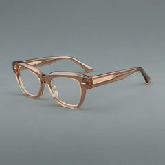 Wood Acetate Oval Retro Glasses Frame Oval Frames Southood Tea 