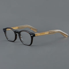 Wylie Retro Acetate Glasses Frame Oval Frames Southood Yellow 