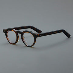 Xanto Vintage Acetate Glasses Frame Round Frames Southood Trotoise 