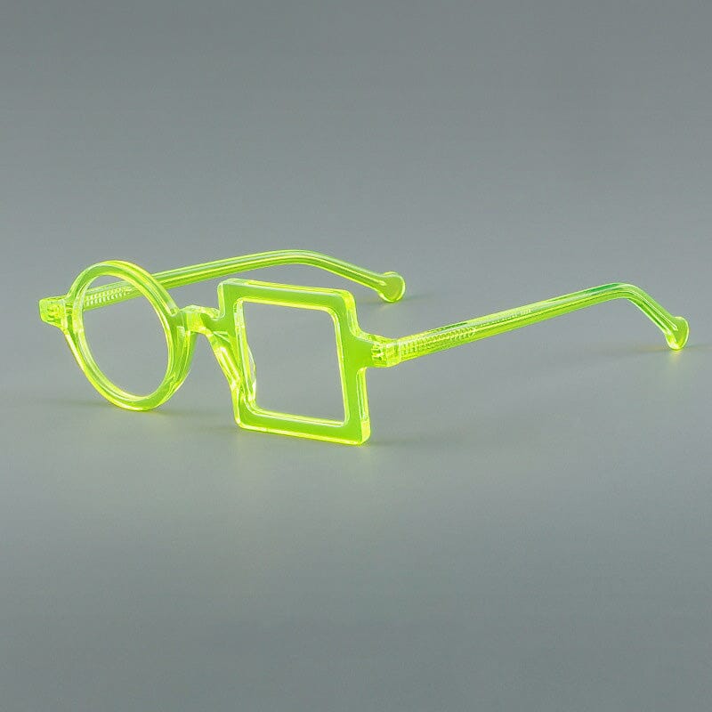 Xia Vintage Acetate Glasses Frame Geometric Frames Southood Green 