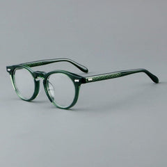 Xylon Acetate Vintage Eyeglasses Frame Cat Eye Frames Southood Green 